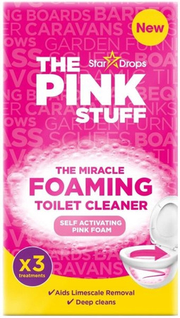 Pink Stuff Pieniący Proszek Czyszczący Do WC 3x100