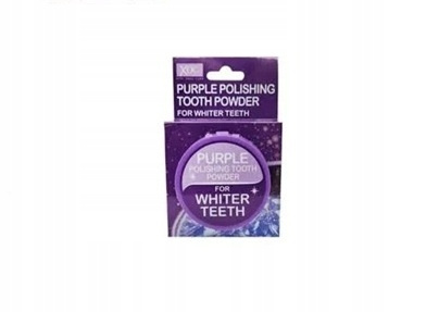 XOC PURPLE WHITENING TOOTH POWDER 30G GB - PROSZEK ROZJAŚNIAJĄCY DO ZĘBÓW