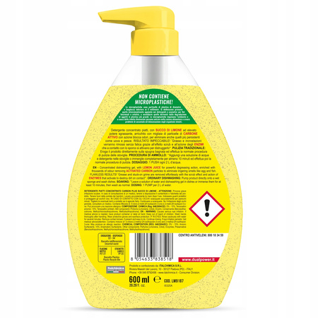 Płyn do mycia naczyń Dual Power Cytrynowy, Świeży