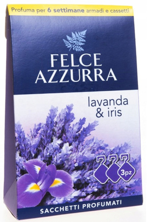 Felce Azzurra Odświeżacz powietrza lawenda & iris saszetka zawieszka