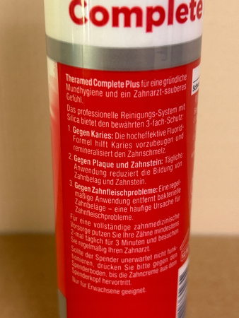 Theramed Complete Plus Pasta do Zębów z Fluorem Potrójna Ochrona 100ml