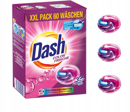 Kapsułki do prania DASH Color Frische 60 szt.