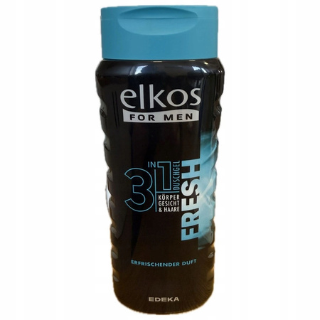 Elkos Men FRESH 3w1 – Żel pod prysznic