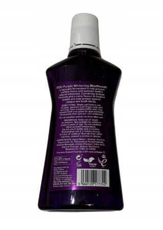 XOC Purple Whitening Mouthwash – Płyn do płukania jamy ustnej