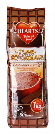 Czekolada do picia CAPPUCINO HEARTS CHOCOLATE 1KG