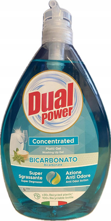 DUAL POWER PŁYN DO NACZYŃ 1000ML BICARBONATO SODA /NIEBIESKI/