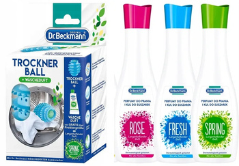 Dr Beckmann kula do suszarek + zestaw MIX 3 zapachów perfum do wyboru