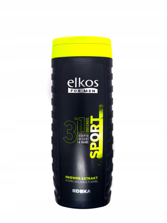 Elkos, Sport, Żel pod prysznic, 300ml