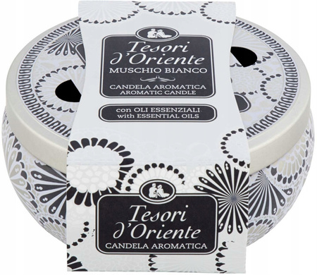 Tesori d’Oriente Świeca zapachowa Białe Piżmo 1 szt. 200g