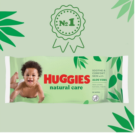 Huggies 10 opakowań Chusteczki Dla Niemowląt, 56 Sztuk