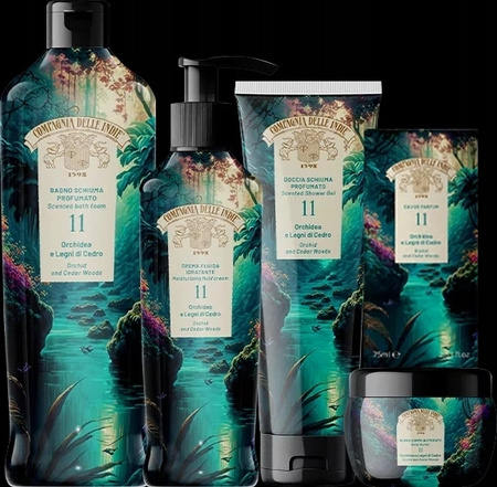 Compagnia Delle Indie Płyn do kąpieli Orchidea i Drzewo Cedrowe 500 ml