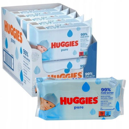 Chusteczki nawilżane HUGGIES Pure 10szt