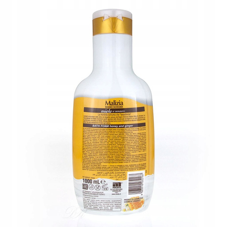 Malizia Miód i Imbir 1000ml płyn do kąpieli