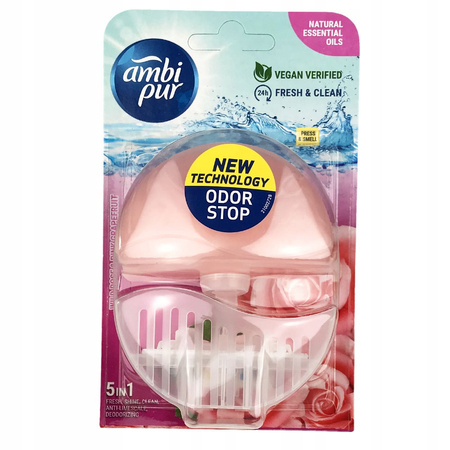 Zawieszka do toalet Ambi Pur róża