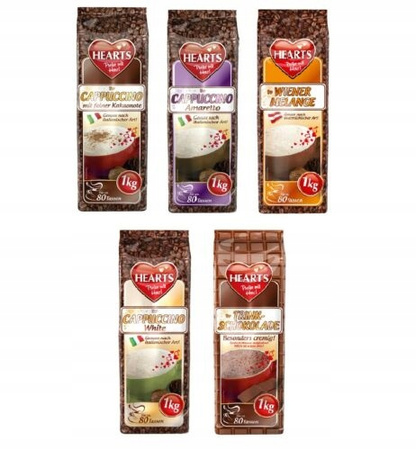 Kawa rozpuszczalna HEARTS Cappucino Caramel 1000 g