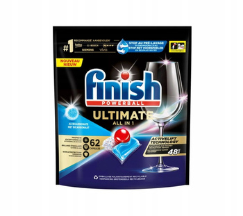 Kapsułki do zmywarki Finish Powerball Ultimate All in 1 - 62 kapsułki