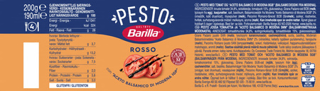 Sos Barilla Pesto Rosso 200g