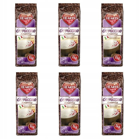 Kawa cappuccino Hearts Amaretto 1 kg