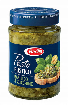 Barilla Pesto Bazylia Cukinia sos do makaronu grzanek 200g włoski