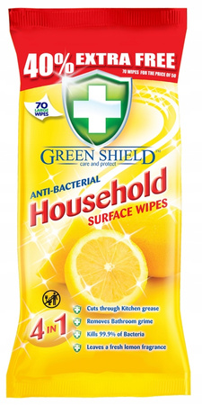 Green Shield chusteczki nawilżane mokre chusteczki czyszczące