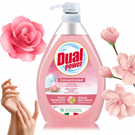 Płyn do mycia naczyń Dual Power kwiatowy 1 l
