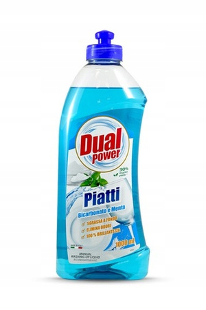 DUAL POWER PŁYN DO NACZYŃ 1000ML BICARBONATO SODA /NIEBIESKI/