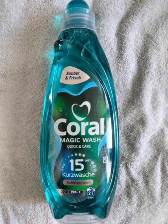 Coral Magic Wash Universal- Żel do prania z Niemiec - 840ml/21 prań