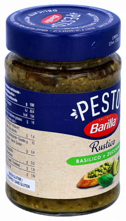 Barilla Pesto Bazylia Cukinia sos do makaronu grzanek 200g włoski