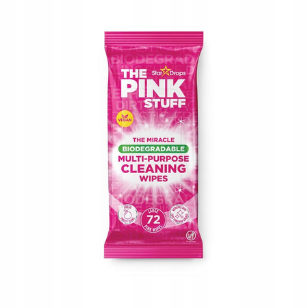 The Pink Stuff chusteczki nawilżane mokre chusteczki czyszczące 72szt