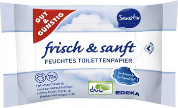 G&G Nawilżany papier toaletowy 70 szt