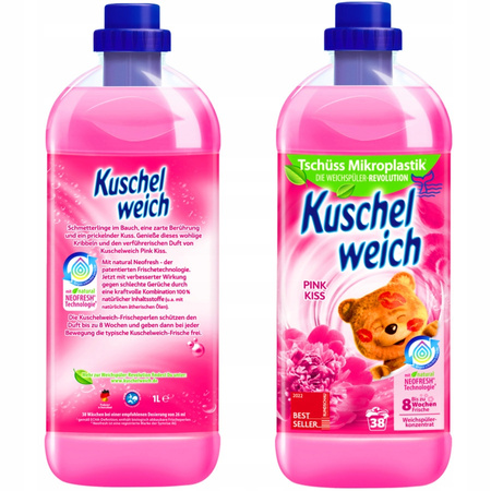 Płyn do płukania Kuschelweich Pink Kiss 1 l 38 prań