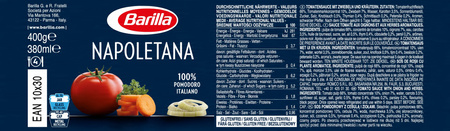 Barilla Napoletana Sos pomidorowy z cebulą i ziołami 400 g Barilla