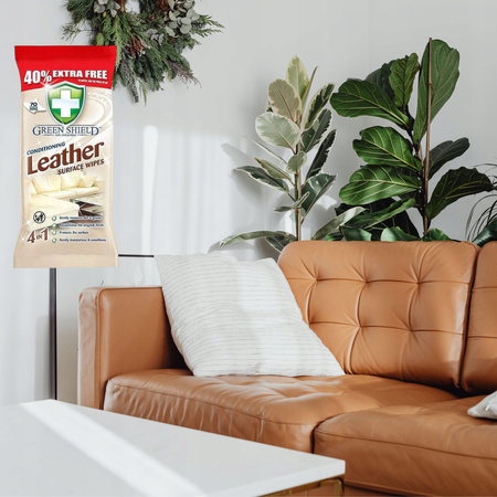 Chusteczki nawilżane wiskoza Green Shield w opakowaniu 70 szt. biały