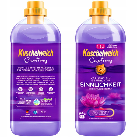 Płyn do płukania Kuschelweich Emotion Sinnlichkeit 1l