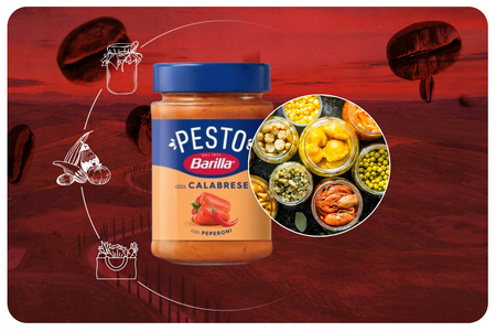 Pesto z papryką i serem Barilla 190 g
