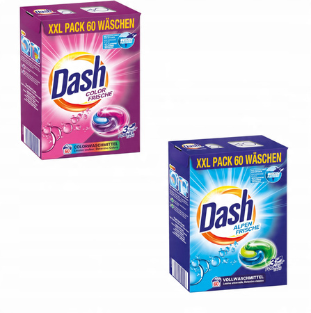 Kapsułki do prania Dash 60 sztuk