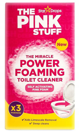 Pink Stuff Pieniący Proszek Czyszczący Do WC 3x100