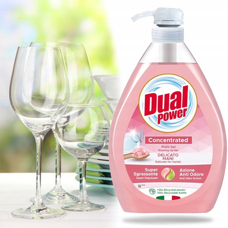 Płyn do mycia naczyń Dual Power kwiatowy 1 l