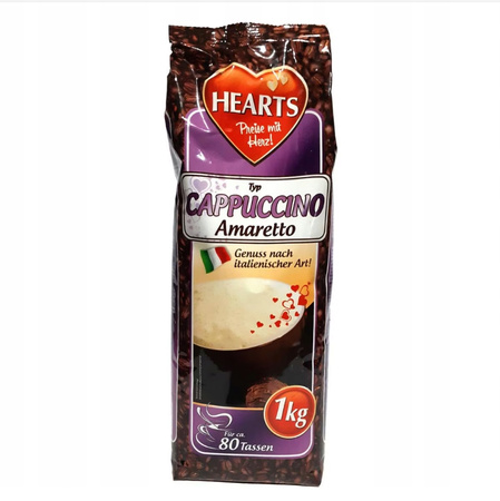 Kawa cappuccino Hearts Amaretto 1 kg
