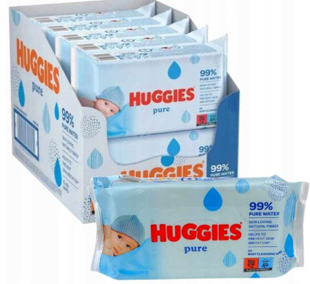Chusteczki nawilżane HUGGIES Pure 10szt
