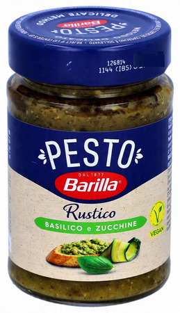 Barilla Pesto Bazylia Cukinia sos do makaronu grzanek 200g włoski