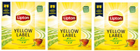 Herbata ekspresowa LIPTON YELLOW LABEL 120 torebek ZESTAW 3 SZT.