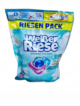 Weißer Riese Trio-Caps kapsułki dp prania 60 szt z Niemiec