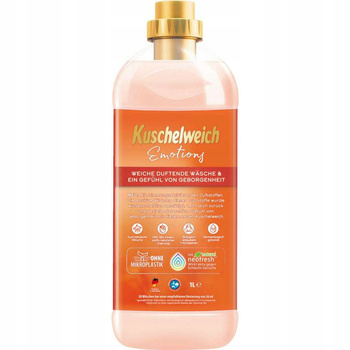 Kuschelweich NIEMIECKI płyn do płukania Emotions Geborgenheit 1l